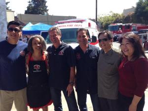 Gilmore, Chen & Tam with IAFF honchos